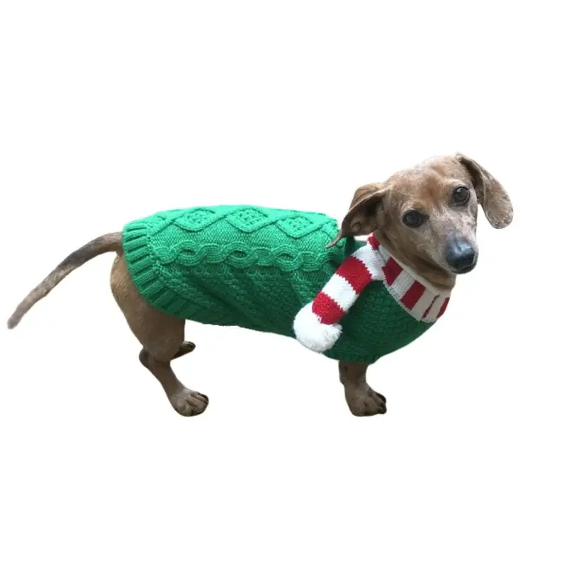Dallas Dogs Xmas Scarf Dog Sweater