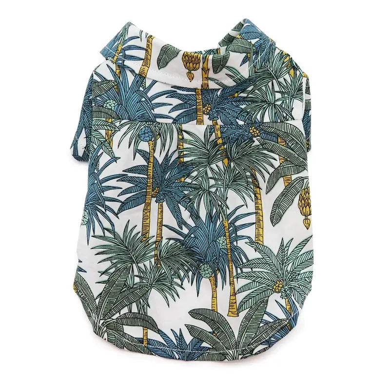 Tropical Leaf Dog Shirt by Dogo