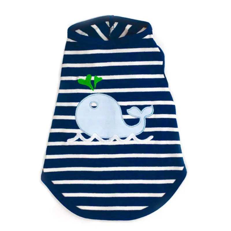 Worthy Dog Whale Dog T-Shirt - Navy