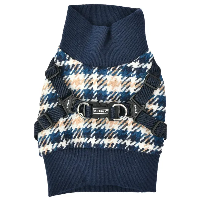Kellen Pullover Jacket Dog Harness by Puppia - Navy