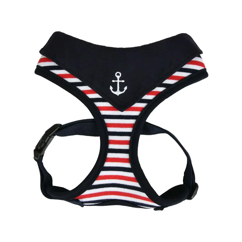 Seaman Adjustable Dog Harness by Puppia - Navy