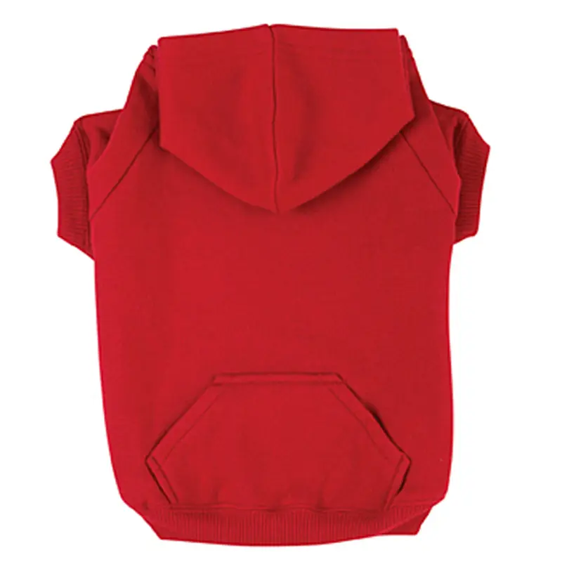Zack & Zoey Basic Dog Hoodie - Tomato Red