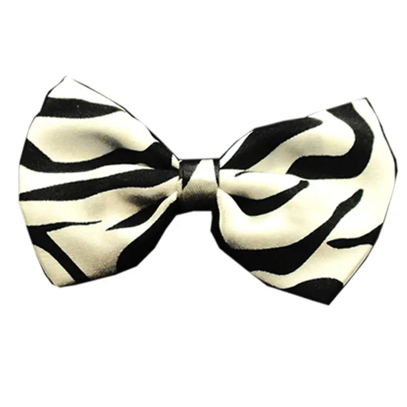 Zebra Dog Bow Tie