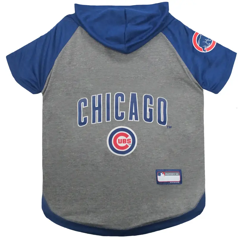 Chicago Cubs Hooded Dog T-Shirt