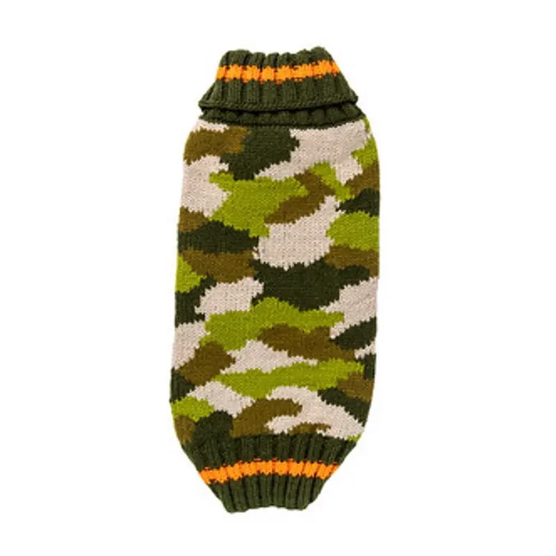Chilly Dog Handmade Camo Wool Dog Shawl
