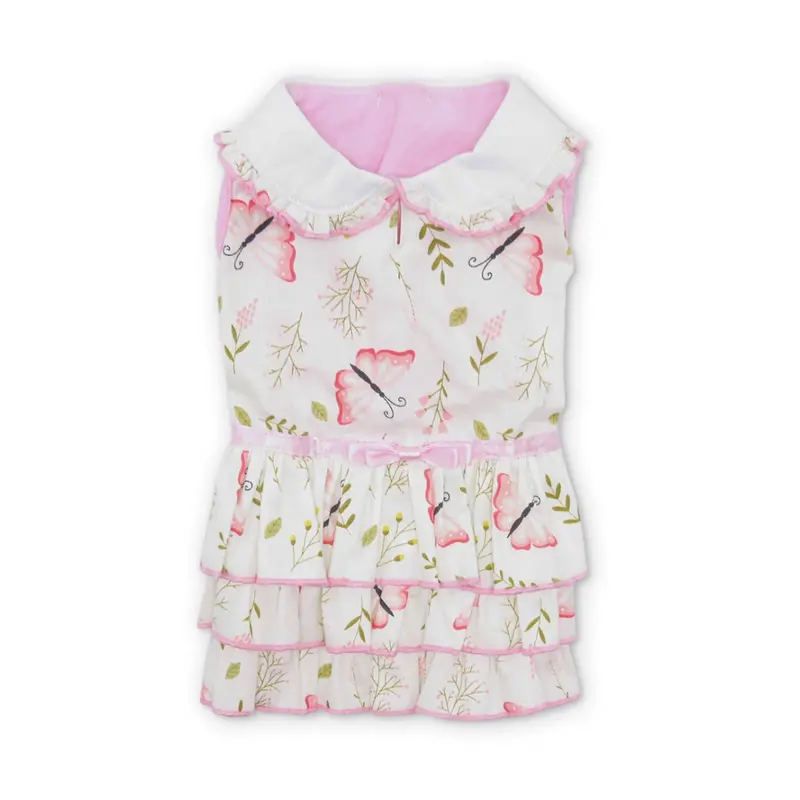DOGO Butterfly Dog Dress - White
