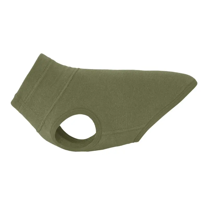 Gooby Microfiber Stretch Fleece Dog Vest - Olive Green
