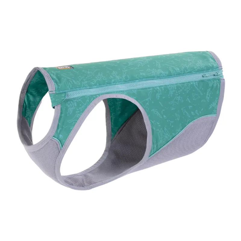 RuffWear Swamp Cooler Zip Dog Vest - Aurora Teal