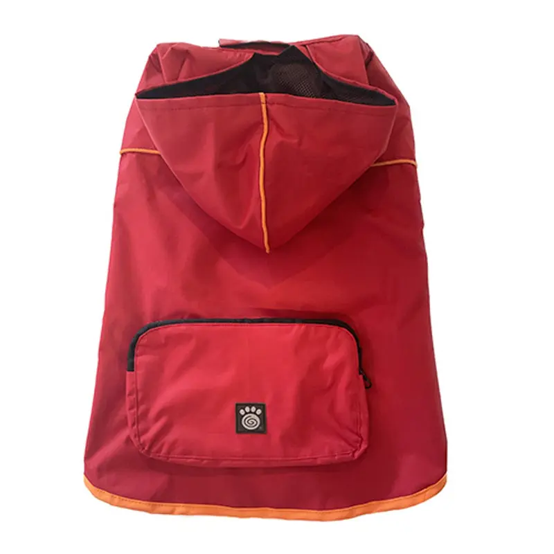 Petrageous Banff Packable Rain Dog Jacket - Red