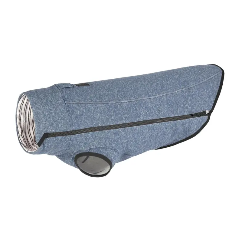 RuffWear Hemp Hound Sweater Dog Jacket - Slate Blue