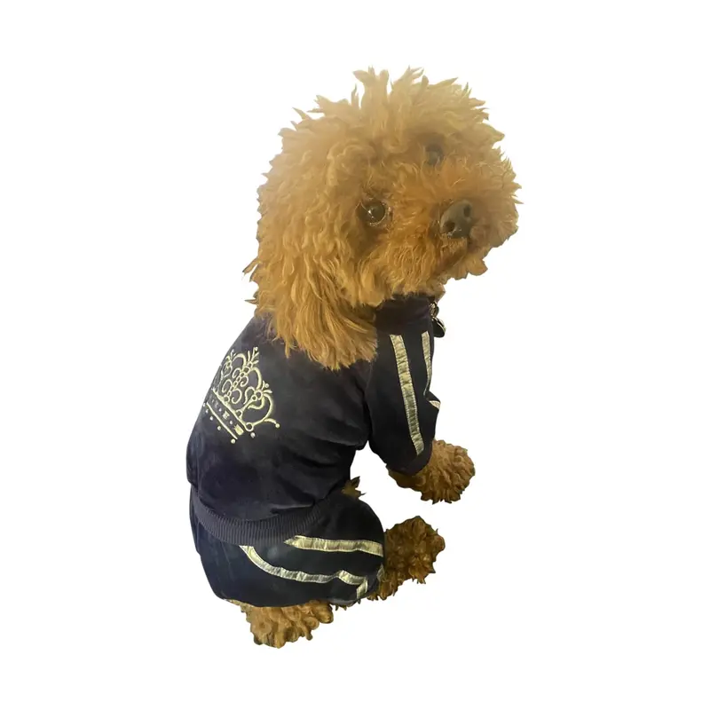 The Dog Squad Run Run Run Dog Tracksuit - Navy