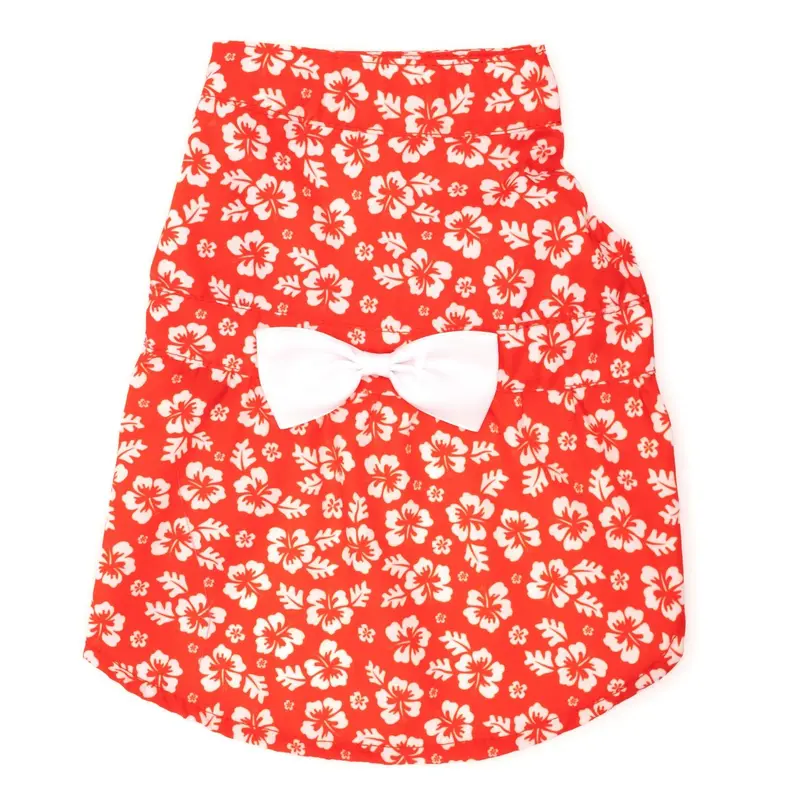 Worthy Dog Aloha Coral Dog Dress