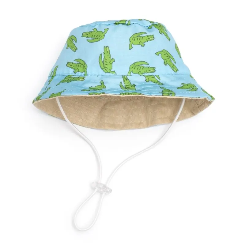 Worthy Dog Bucket Dog Hat - Blue Alligators