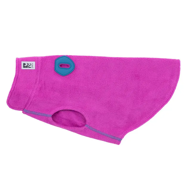 RC Pet Baseline Fleece Dog Pullover - Mulberry and Dark Teal