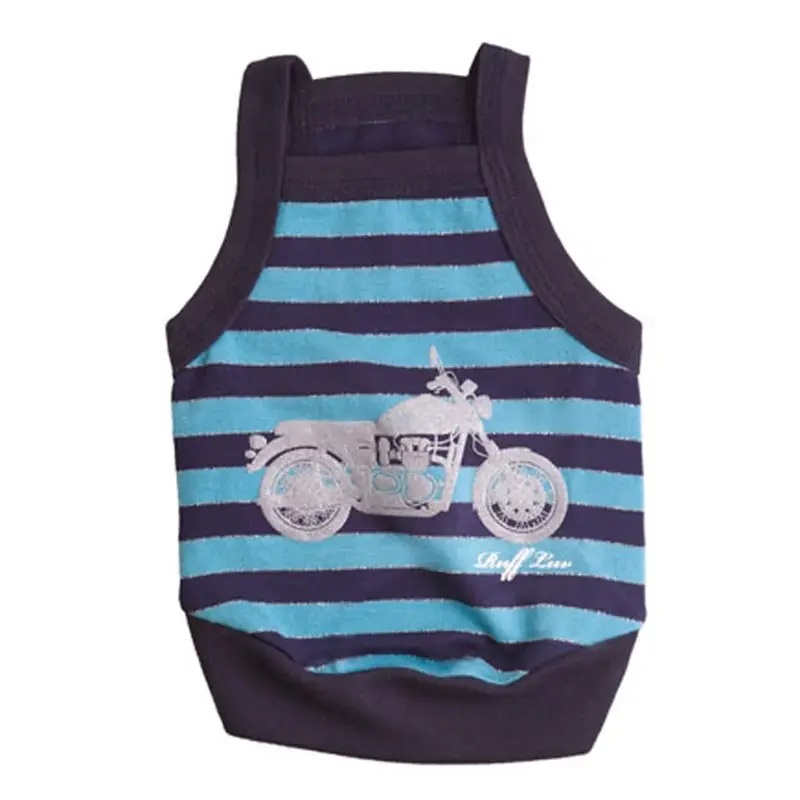 RuffLuv NYC Motor Pup Dog Tank - Blue
