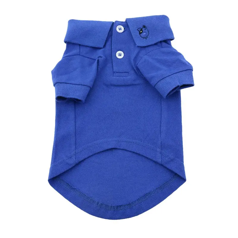 Solid Dog Polo by Doggie Design - Nautical Blue