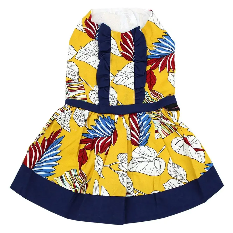 Tribal Leaves Dog Dress by Parisian Pet