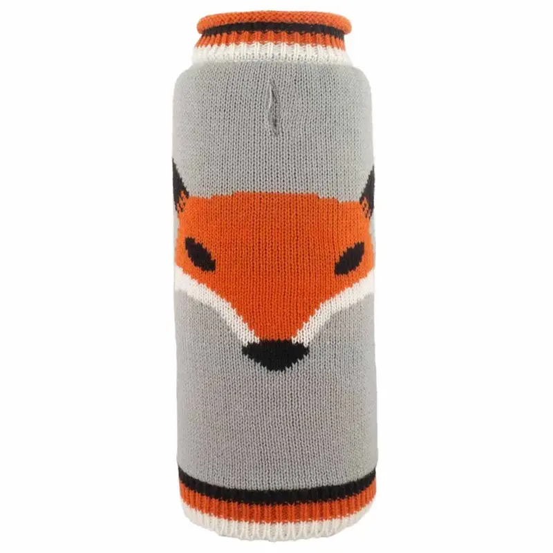 Worthy Dog Foxy Dog Sweater - Gray