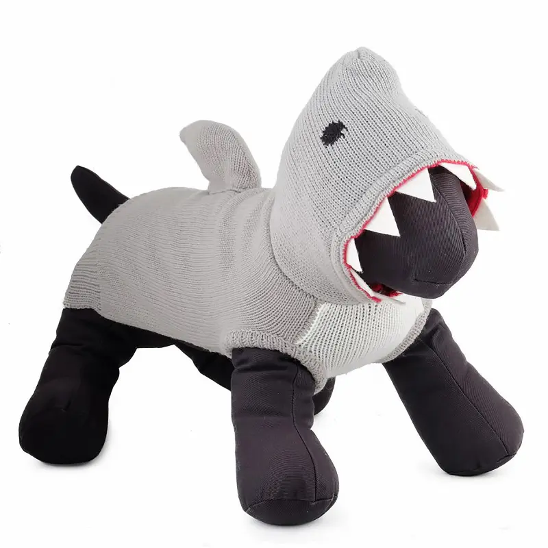 Worthy Dog Jimmy the Shark Dog Hoodie