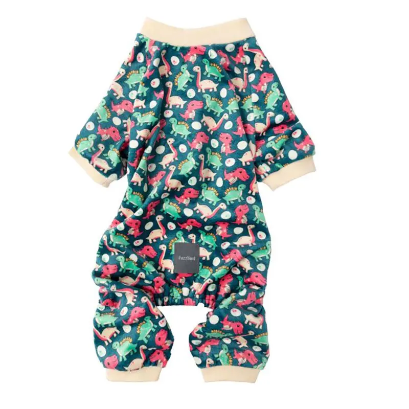 FuzzYard Dinosaur Land Dog Pajamas