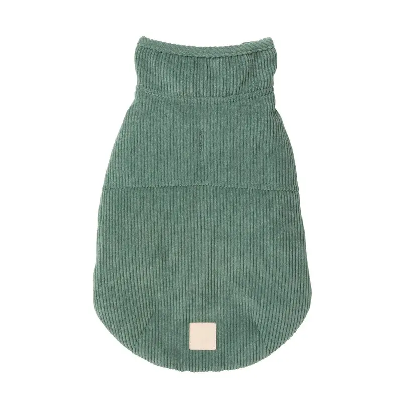 FuzzYard Life Corduroy Dog Jacket - Myrtle Green