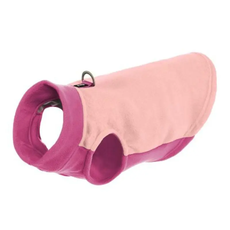 Gooby Half Stretch Fleece Dog Vest - Peach