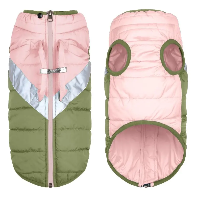 Gooby Mountaineer Dog Jacket - Peach