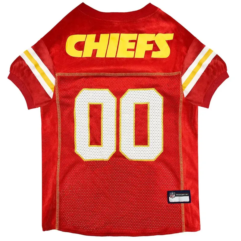 Kansas City Chiefs Officially Licensed Dog Jersey  by Pets First
