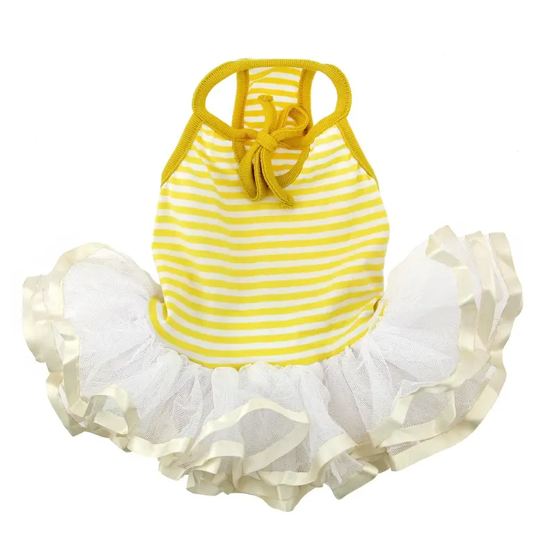 Ballerina Dog Dress by Parisian Pet - Yellow