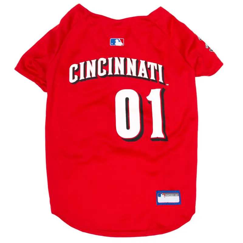 Cincinnati Reds Officially Licensed Dog Jersey - Red