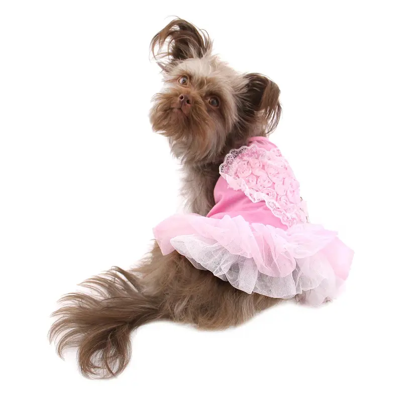 Tutu Heart Dog Dress by Parisian Pet - Pink