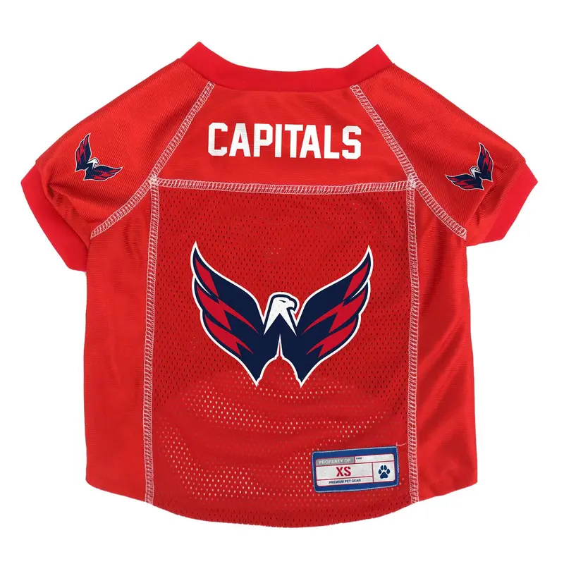 Washington Capitals Mesh Dog Jersey - Red