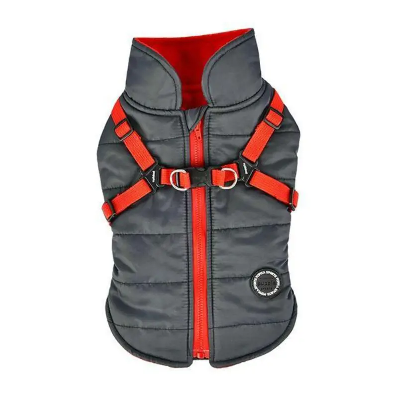 Mountaineer II Winter Fleece Dog Vest by Puppia - Grey