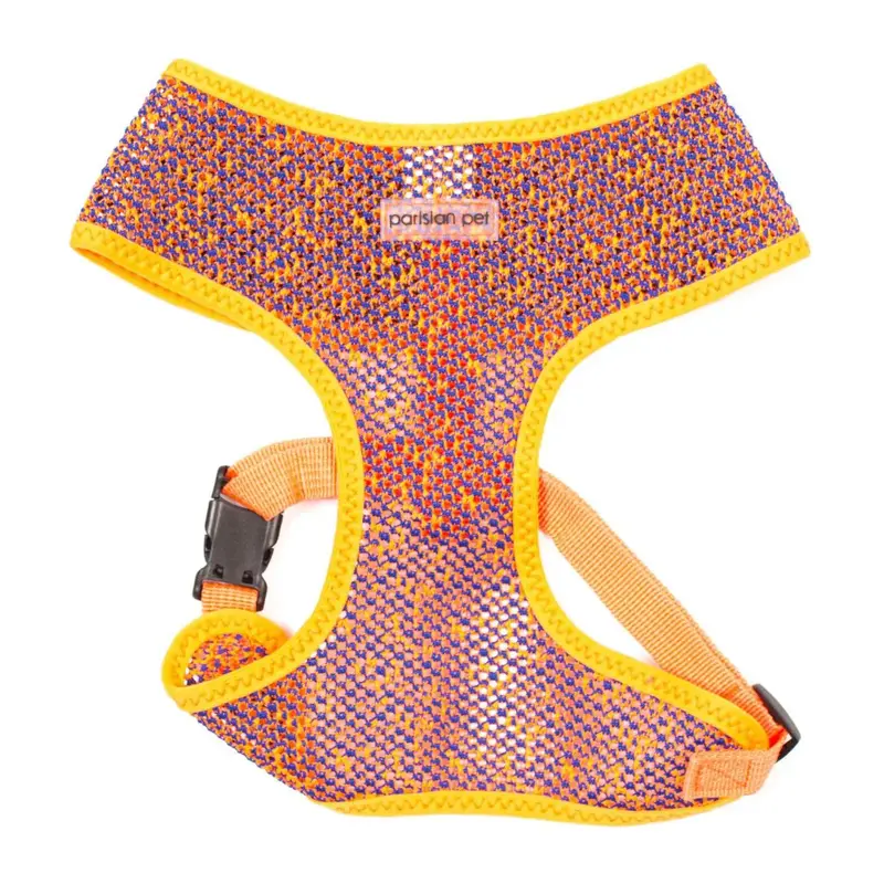 Parisian Pet Sport Net Dog Harness - Orange/Blue