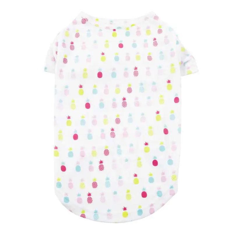 Casual Canine Pineapple Dog Shirt - White