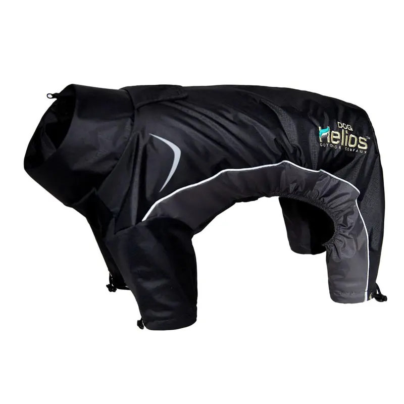 Pet Life Helios Blizzard Full-Bodied Reflective Dog Jacket - Black