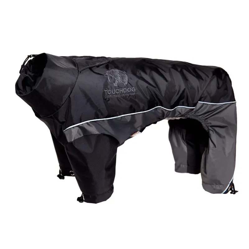Pet Life Touchdog Quantum-Ice Full-Bodied Dog Jacket - Black