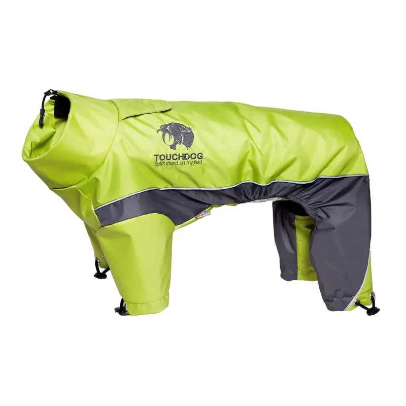 Pet Life Touchdog Quantum-Ice Full-Bodied Dog Jacket - Green