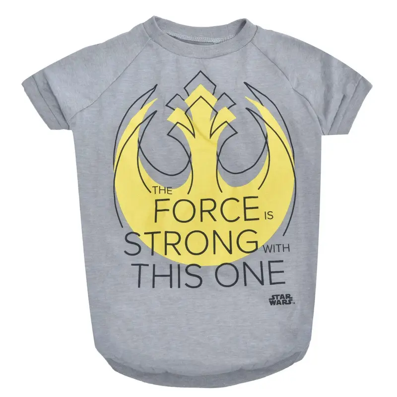 Star Wars Dog Shirt - The Force is Strong With This One 