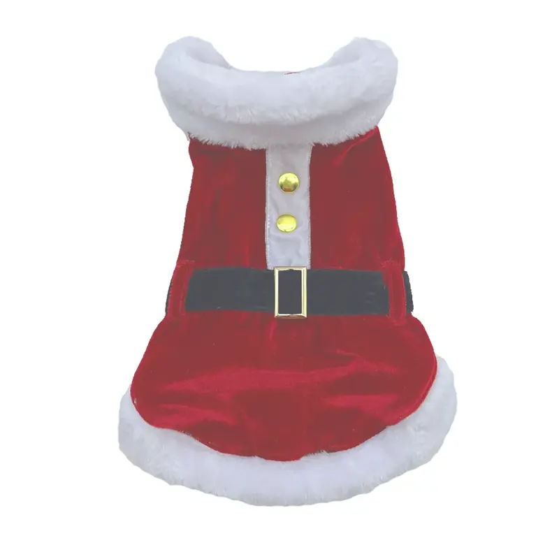 Hip Doggie Holiday Dog Coat - Mr. Santa Claus 