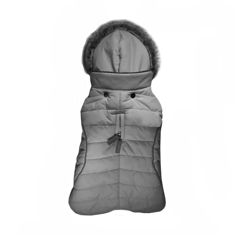 My Canine Kids Apre' Ski Dog Coat - Gray