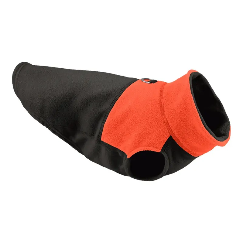 Gooby Fleece Vest Dog Harness - Two Tone Black