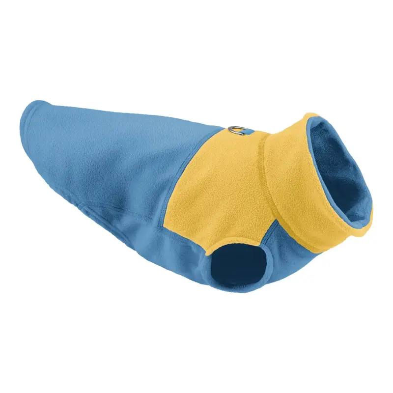 Gooby Fleece Vest Dog Harness - Two Tone Blue