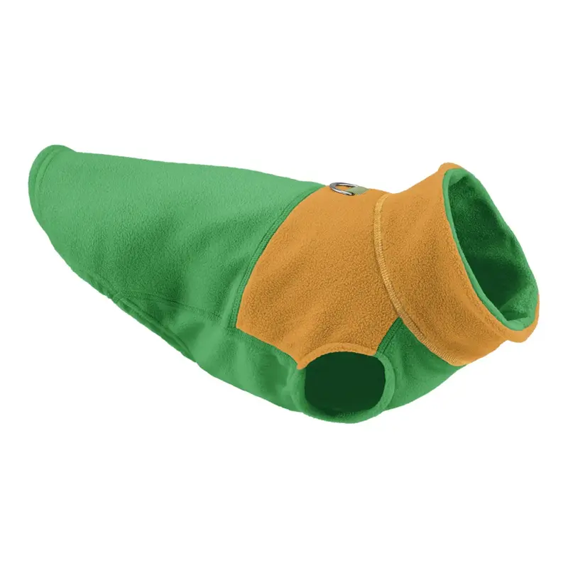 Gooby Fleece Vest Dog Harness - Two Tone Green
