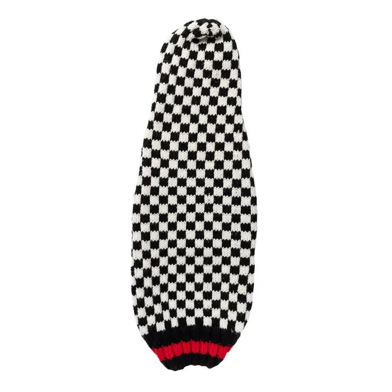 Chilly Dog Handmade Checkerboard Wool Dog Hoodie