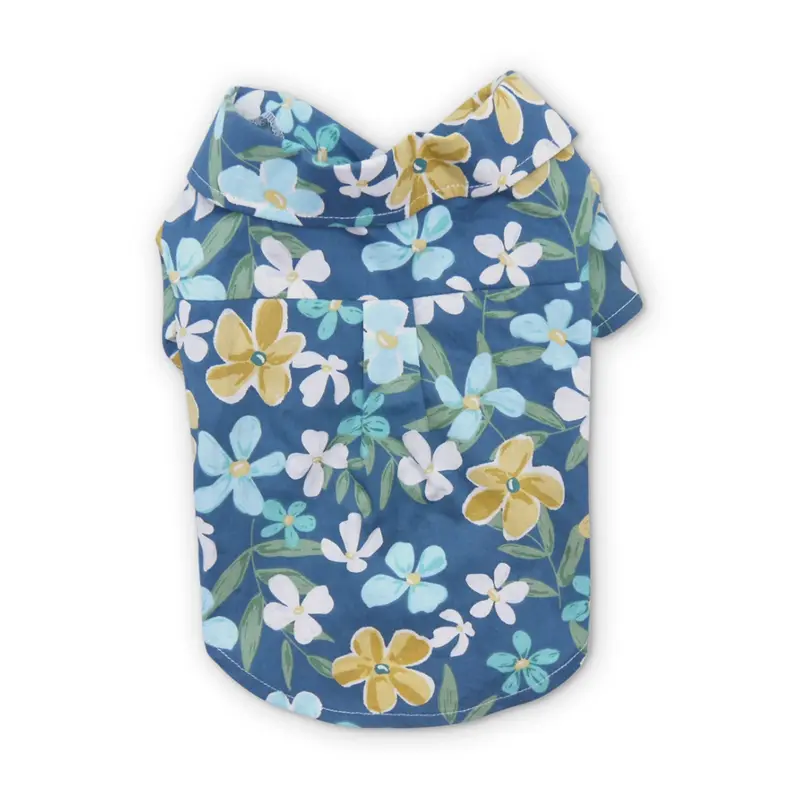 DOGO Wildflower Dog Shirt - Blue