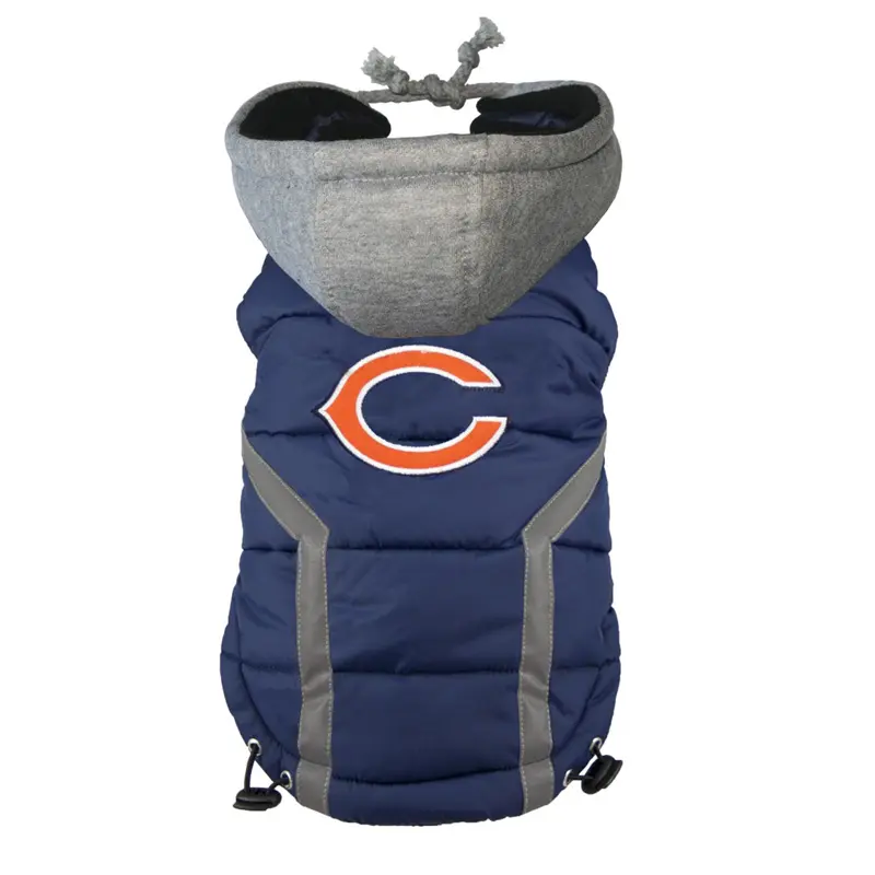Little Earth Chicago Bears Dog Puffer Vest