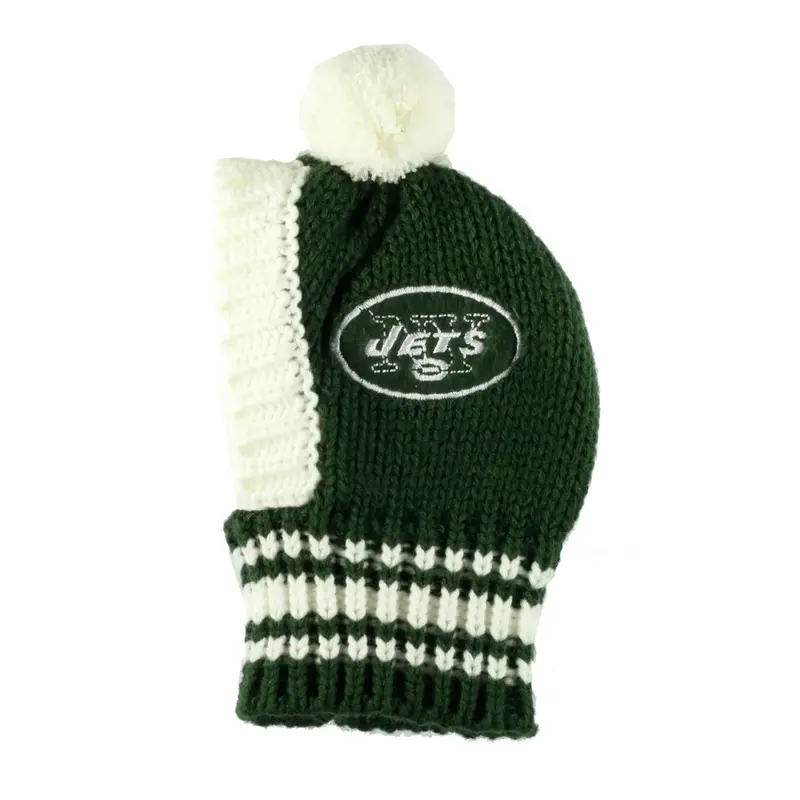 Little Earth New York Jets Knit Dog Hat