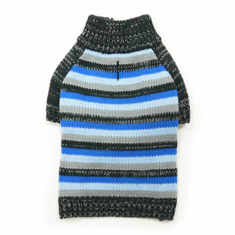 Marl Stripes Dog Sweater by Dogo - Blue