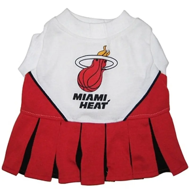 Miami Heat Cheerleader Dog Dress